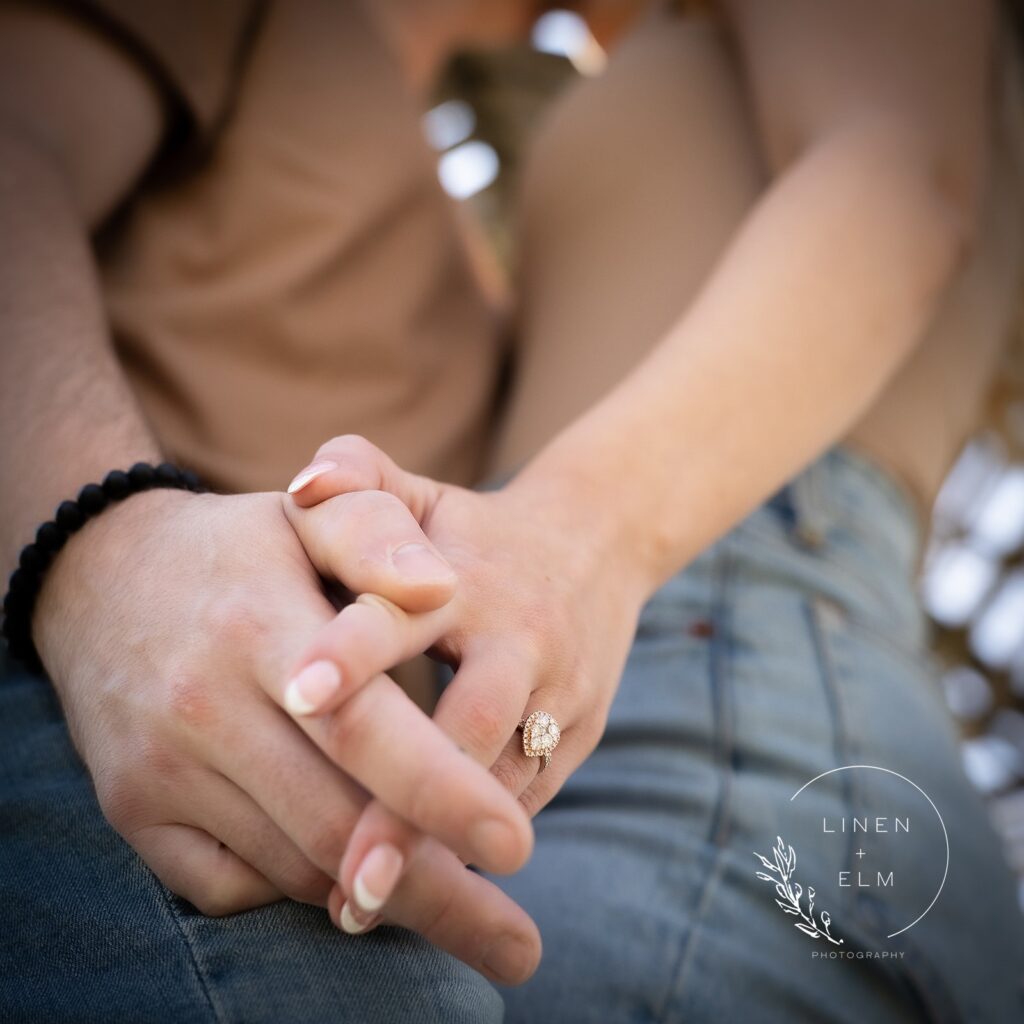 Close Up Of Engagement Ring Engagement Photography Cox Arboretum Dayton Ohio 1024X1024 1 | Linen &Amp;Amp; Elm Photography | Cincinnati Wedding Photographer | Cincinnati Wedding Photographer | Fine Art Photography | Documentary Style