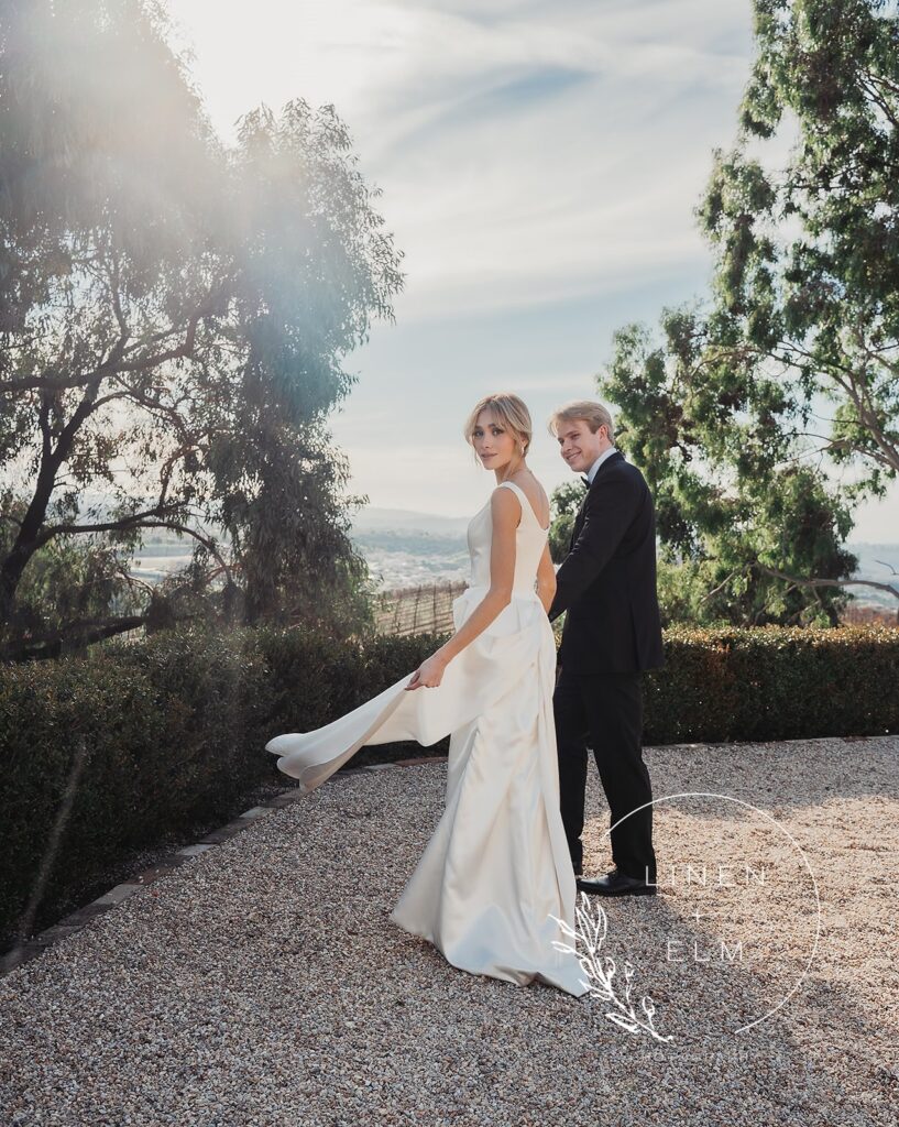 Destination Wedding Photographer, San Diego Couple Overlooking The Pacific