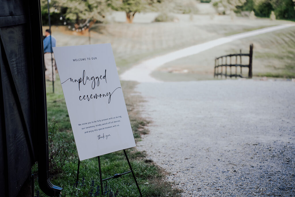 Cedar Bay Farm Unplugged Ceremony