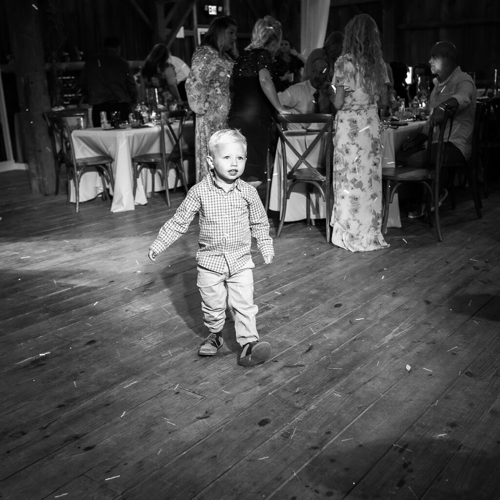 Cedar Bay Farm Dancing Boy In Barn